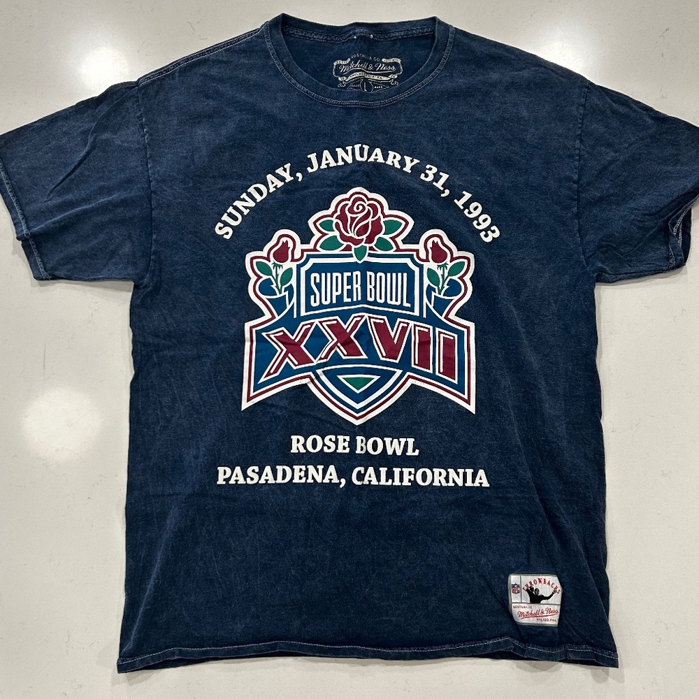 Mitchell & Ness Super Bowl XXVII Graphic Tee